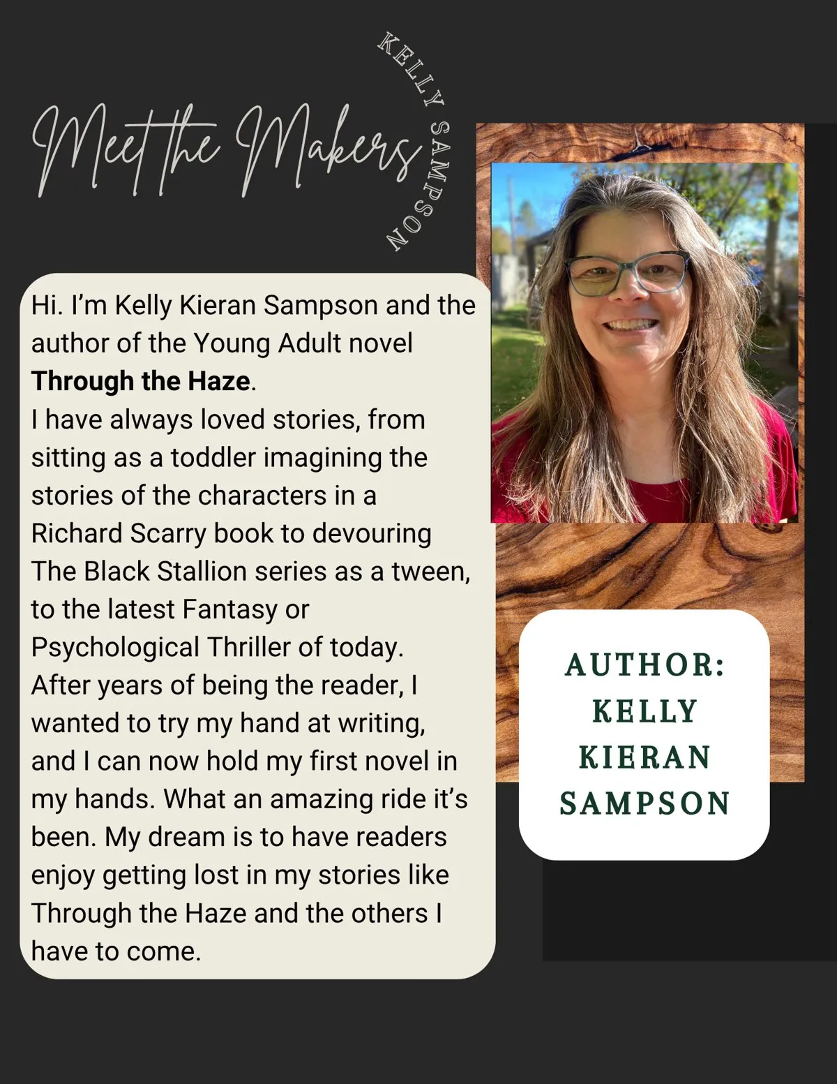 Meet the Maker poster: Kelly Kieran Sampson