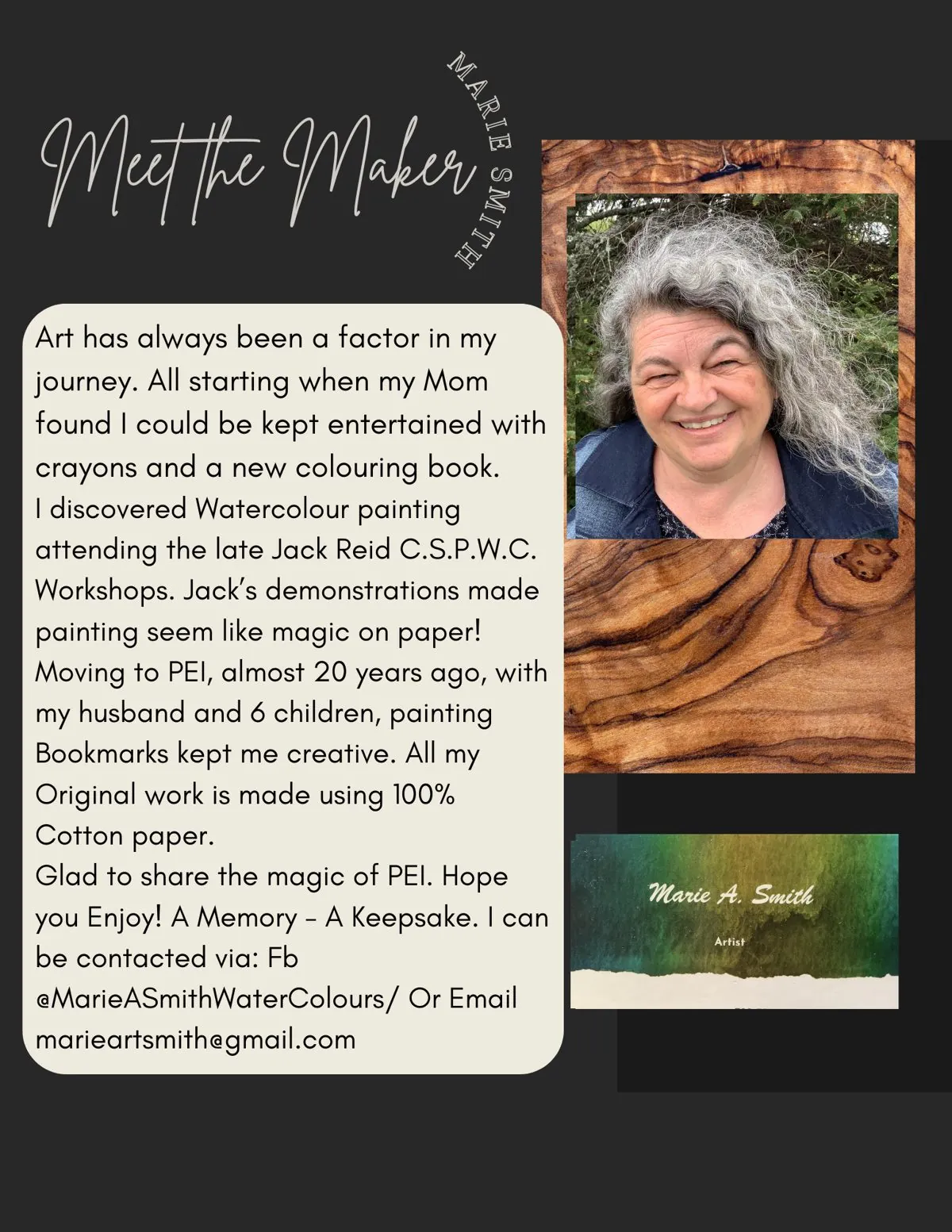 Meet the Maker poster: Marie Smith