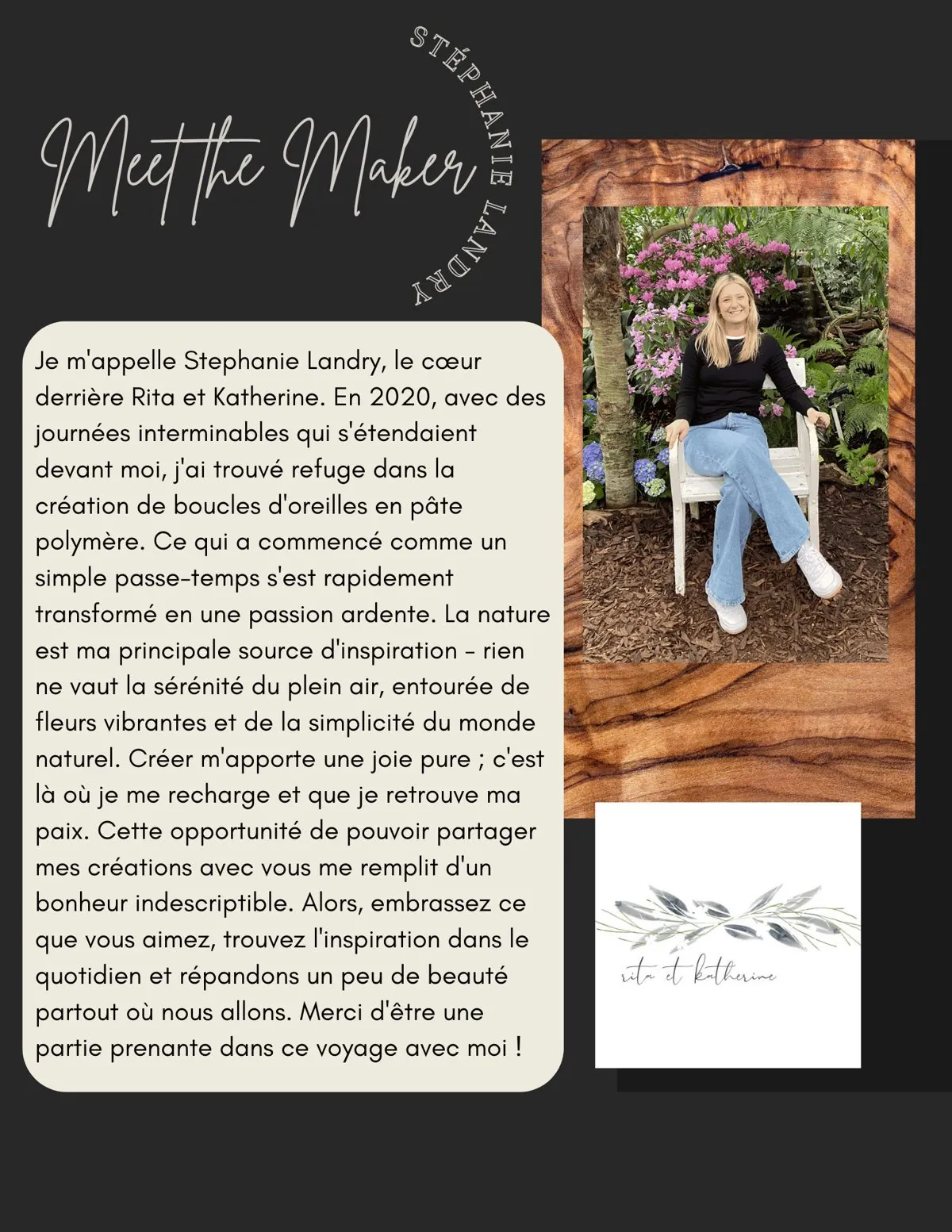 Meet the Maker poster: Stéphanie Landry, Rita et Katherine
