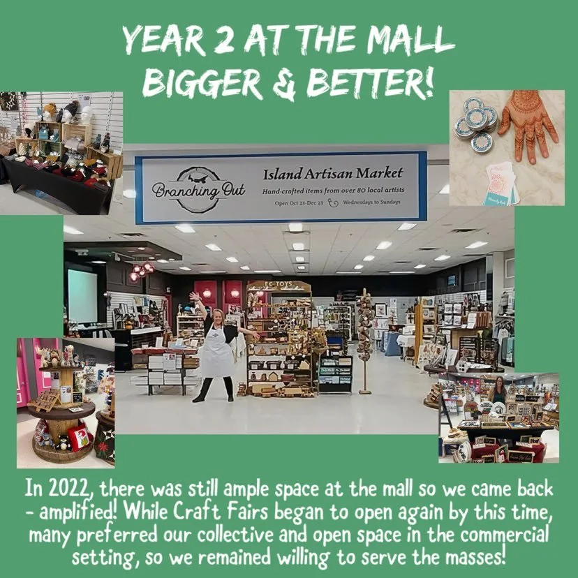 Year two at the mall, bigger and better: Diana's poster from 2022